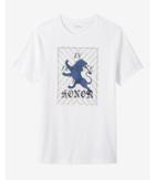 Express Chevron Lion Logo Crew Neck Graphic Tee