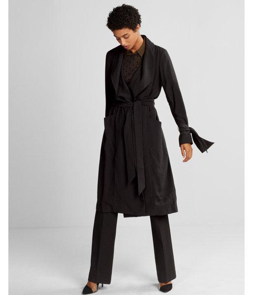 Express Soft Drape Trench Coat