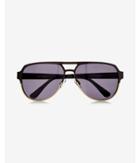 Express Mens Black And Gold Metal Frame Aviator