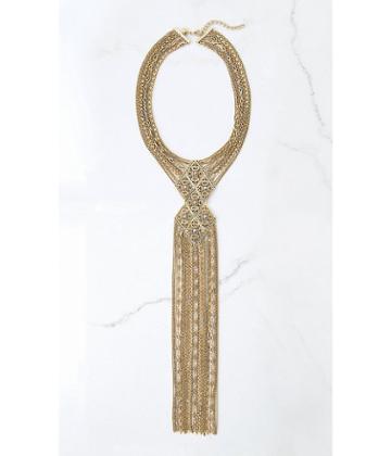 Express Women's Jewelry Capwell Golden Evening Necklace