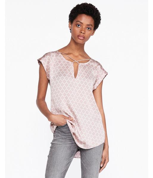 Express Womens Satin Strappy Front Gramercy Top