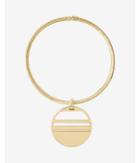 Express Womens Cut-out Circle Collar Necklace