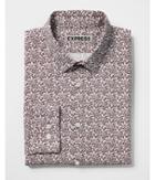 Express Mens Fitted Floral Cotton Dress