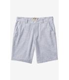 Express Men's Shorts Striped Linen-cotton Flat Front