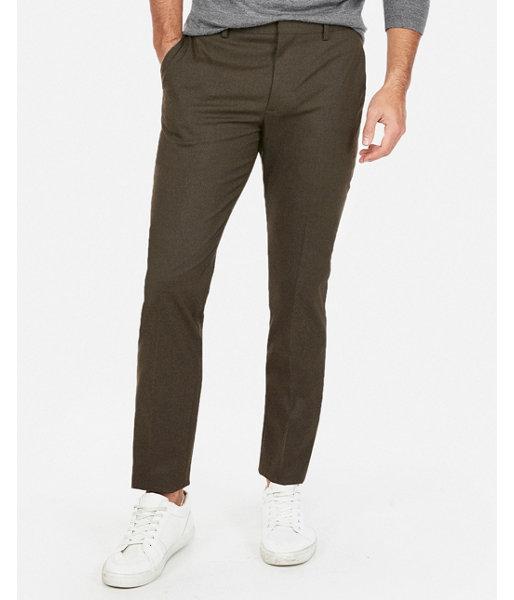 Express Mens Extra Slim Winkle-resistant Stretch Dress Pant