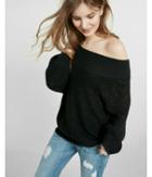 Express Womens Open Knit Off The Shoulder