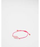 Express Womens Pink Beaded Pull-cord Bracelet
