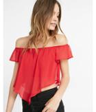 Express Off The Shoulder Abbreviated Blouse
