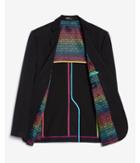 Express Mens Slim Black Love Unites Pride Blazer