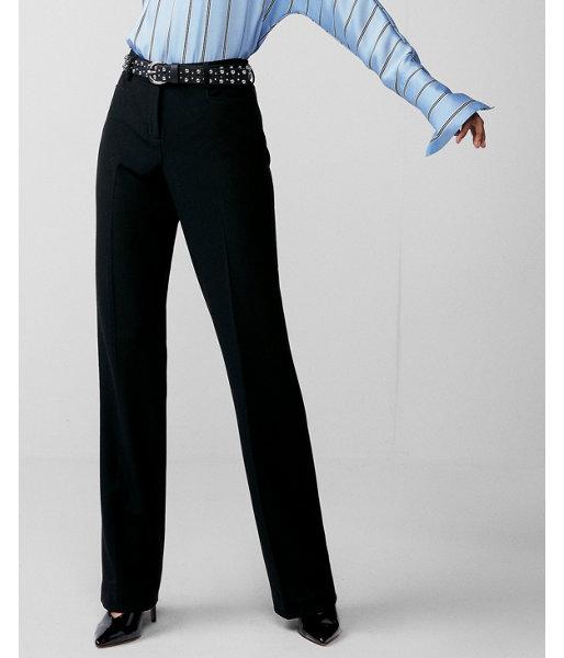Express Womens Mid Rise Wide Leg