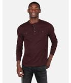 Express Mens Two Pocket Henley Tee
