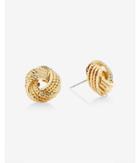 Express Womens Textured Knot Post Earrings