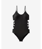 Express Womens Lace-up Side One-piece