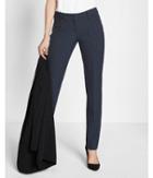 Express Womens Low Rise Mini Check Print Slim Leg Editor Pant