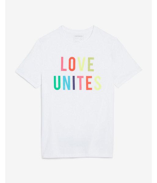 Express Mens Love Unites Graphic Tee