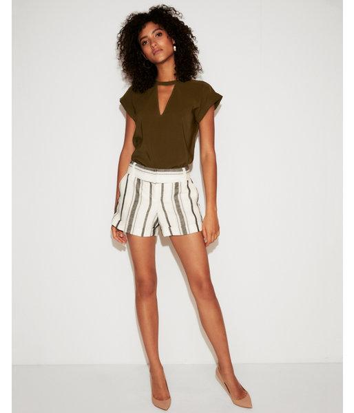 Express Womens Choker Neck Gramercy Tee