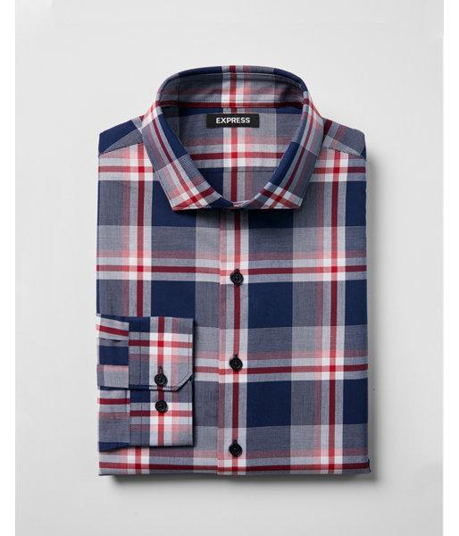 Express Mens Fitted Printed Cotton Dress