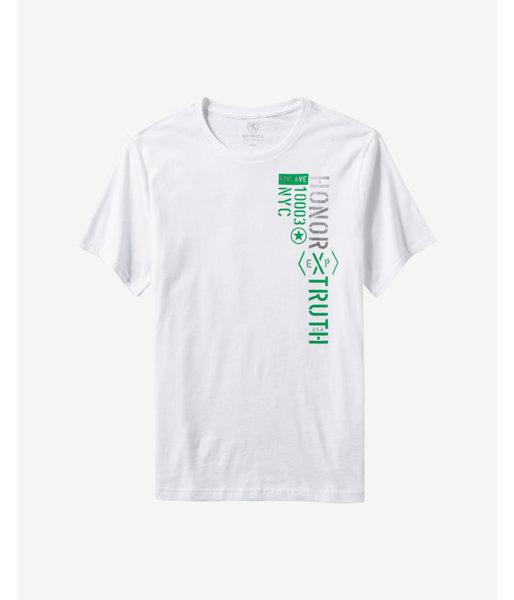 Express Mens Honor Truth Crew Neck Graphic Tee