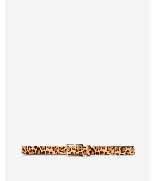 Express Womens Leopard Calf Hair Belt