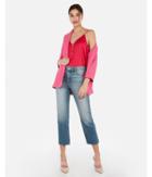 Express Womens Heart Charm Zip Front Downtown Cami