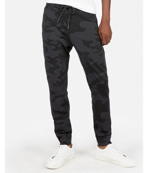 Express Mens Camo Double Knit Jogger Pant