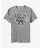 Express Mens Embroidered Tiger Graphic T-shirt