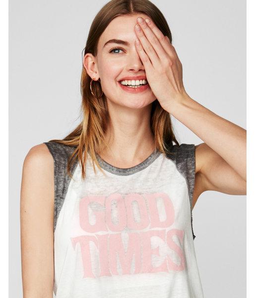 Express Womens Express One Eleven Good Times Tank