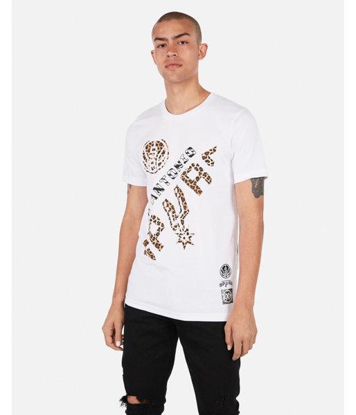 Express Mens San Antonio Spurs Nba Crew Neck Graphic Tee