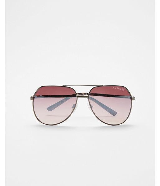 Express Mens Gunmetal Aviator