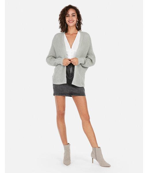 Express Womens Thermal Dolman Sleeve Cover-up