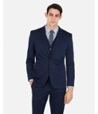 Express Mens Slim Navy Cotton Blend Performance Stretch