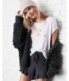 Express Womens Express One Eleven Mistletoe And Mimosas Graphic Tee