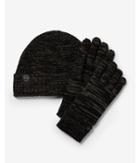 Express Mens Charcoal Beanie And Glove Gift