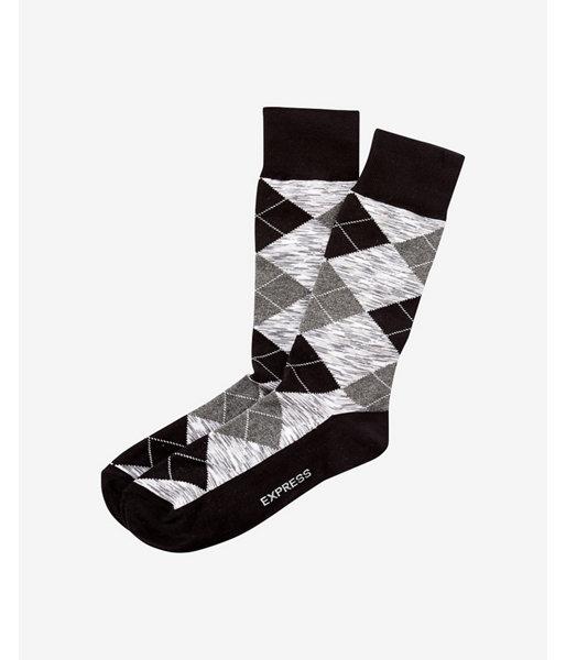Express Space Dye Argyle Dress