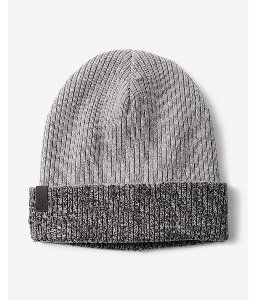 Express Mens Marled Turnback Beanie