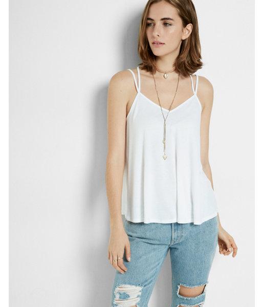 Express Womens Express One Eleven Crossover Trapeze Cami