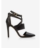 Express Womens Strappy Ring Heeled