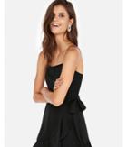 Express Womens Ruffled Wrap Tie Square Neck Cami Dress