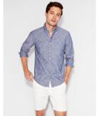 Express Mens Classic Two Pocket Chambray Button Down