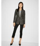 Express Womens Solid Shawl Collar Blazer