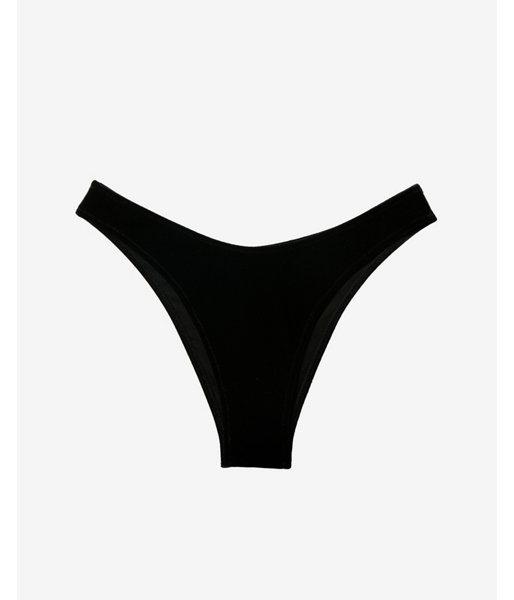 Express Womens Velvet Ultra High Leg Cheeky Bikini Bottoms
