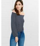 Express Womens Striped Blouson Express One Eleven Tee