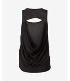 Express Exp Core Color Blocked Mesh Cowl Back Tank
