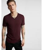 Express Mens Small Lion Jersey V-neck Tee