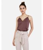 Express Womens Lace Neck Downtown Cami