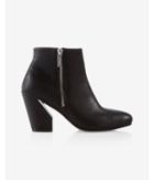 Express Womens Cut-out Heeled Bootie
