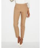 Express Womens Mid Rise Scalloped Ankle Pant