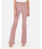 Express Womens High Waisted Corduroy Flare