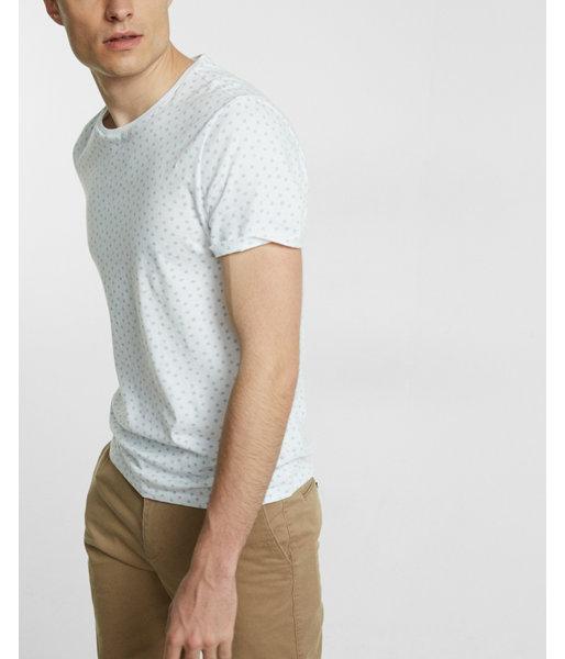Express Geometric Pattern Crew Neck Tee