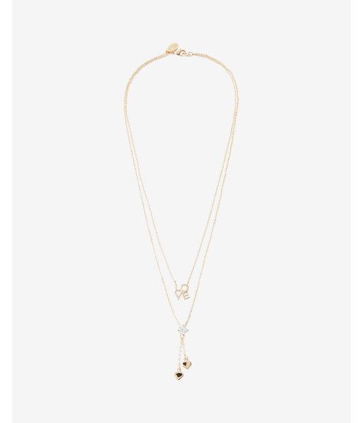 Express Nested Love Charm Necklace